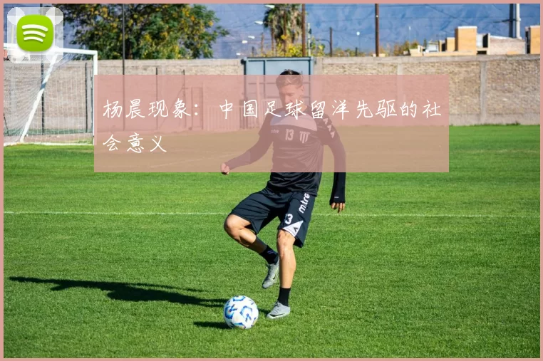 杨晨现象：中国足球留洋先驱的社会意义